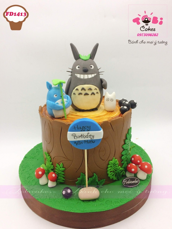 [FD1413] BÁNH SINH NHẬT TẠO HÌNH CHỦ ĐÊ TOTORO