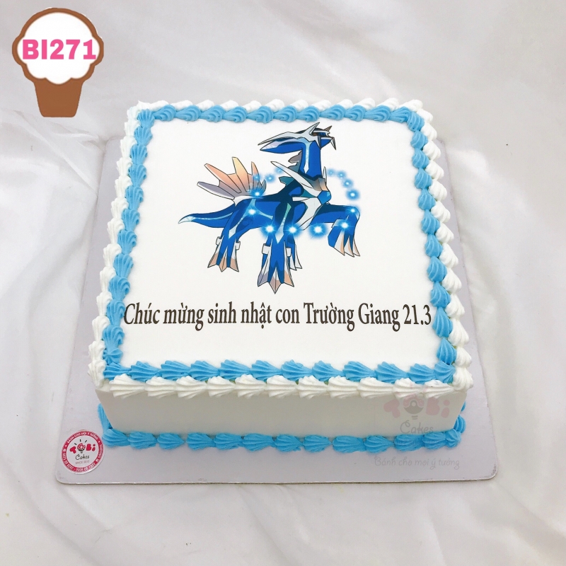 BI271 - BÁNH SINH NHẬT POKEMON DIALGA DÀNH CHO CÁC BÉ TRAI