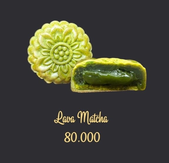 Bánh nướng Lava matcha 125gr